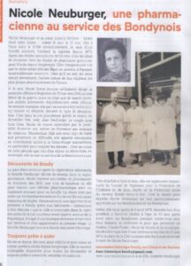 Nicole Neuburger, une pharmacienne au service des Bondynois - Numerisation 20260411 2 - Histoire de Bondy