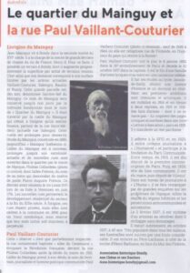 Le Quartier du Mainguy et la rue Paul Vaillant-Couturier - Numerisation 20260613 - Histoire de Bondy